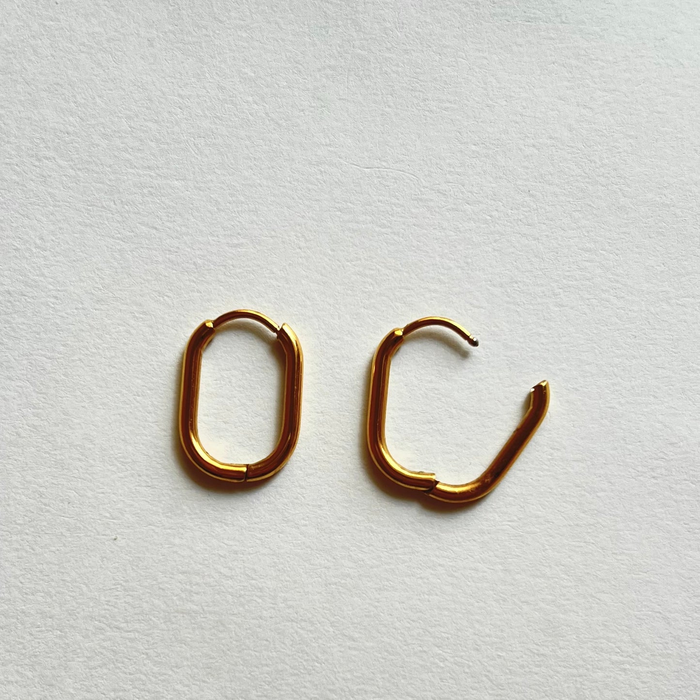 18KT Gold Plated Solitaire Multi-Purpose Drop Earrings