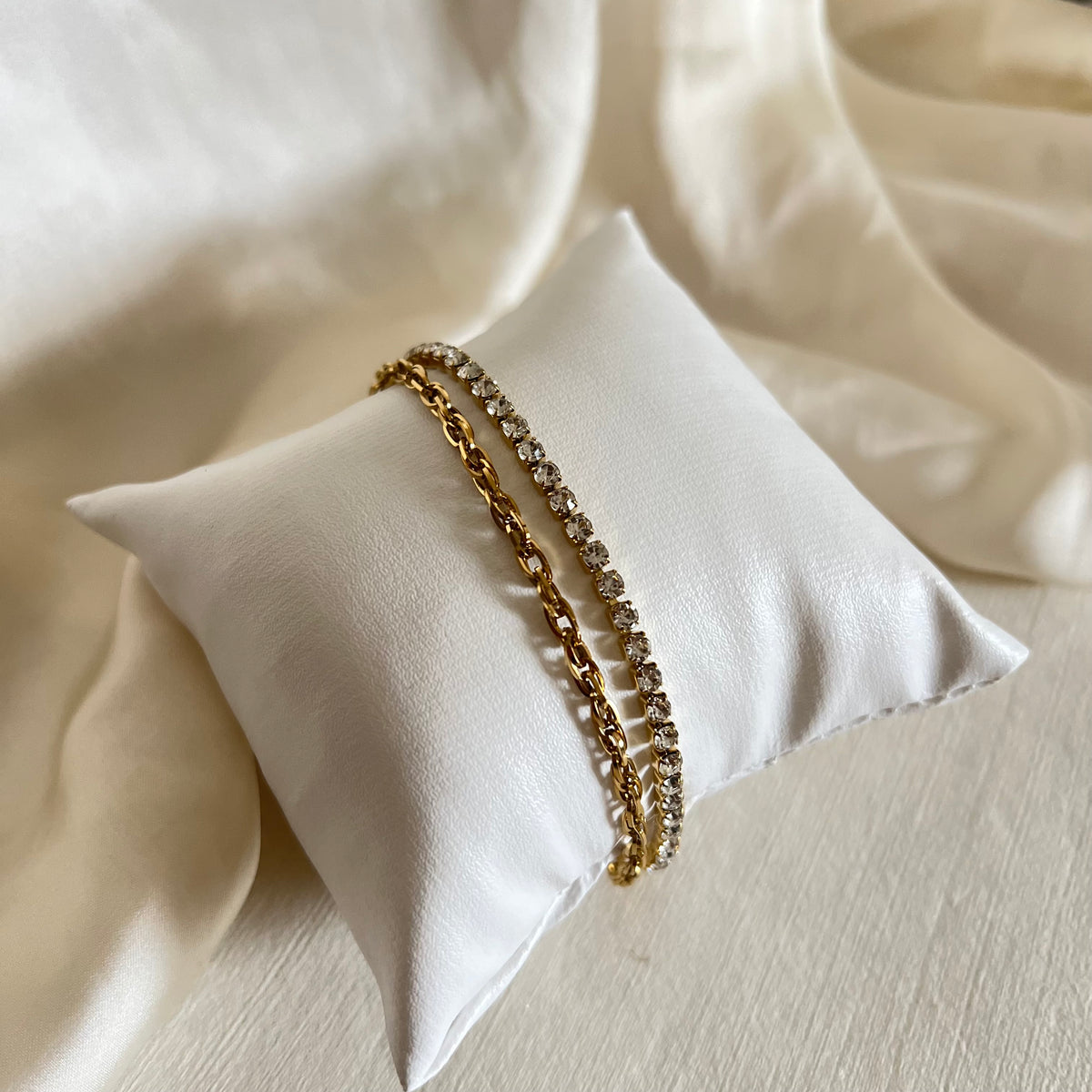 18KT Gold Plated Monica Bracelet