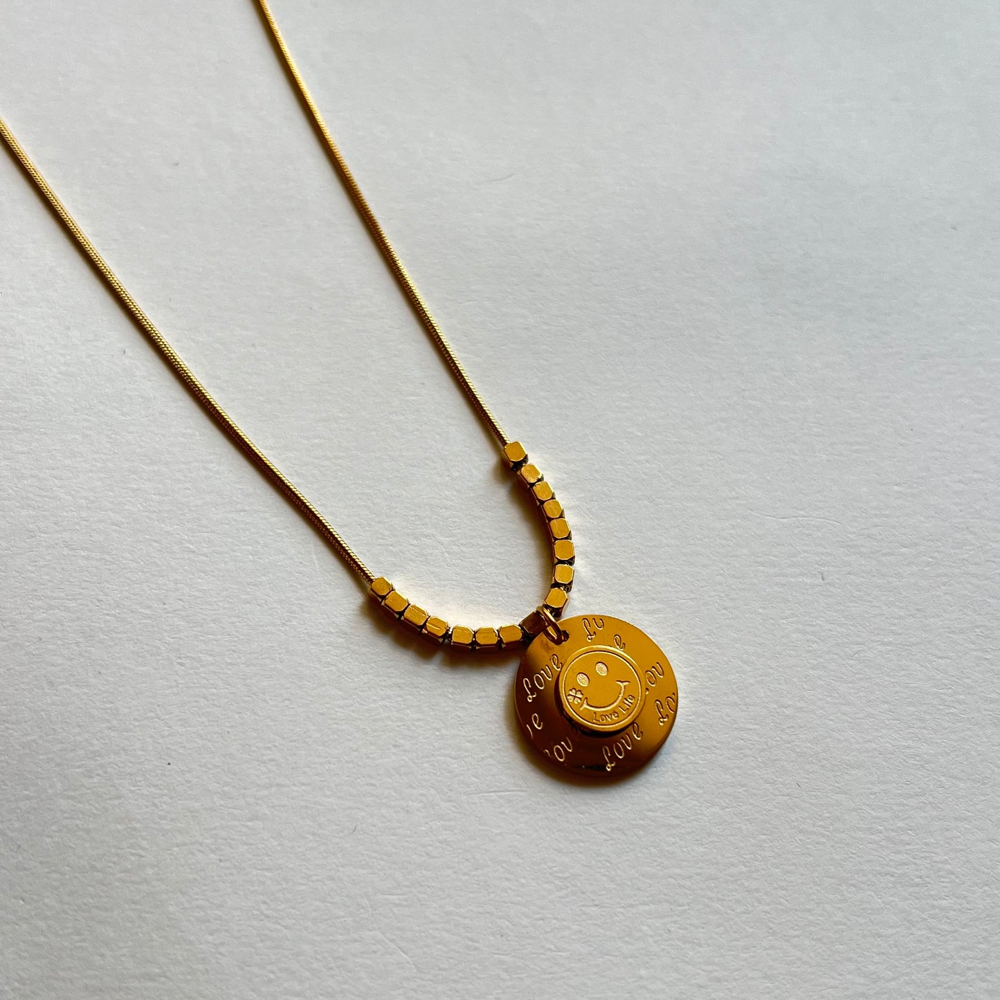 18KT Gold Plated All Smiles Necklace