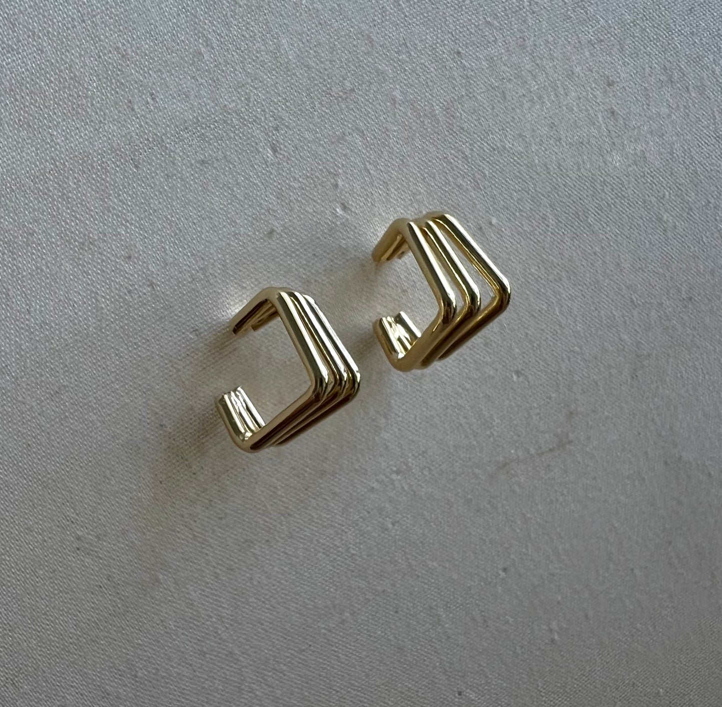 18KT Gold Plated Nuks Earrings