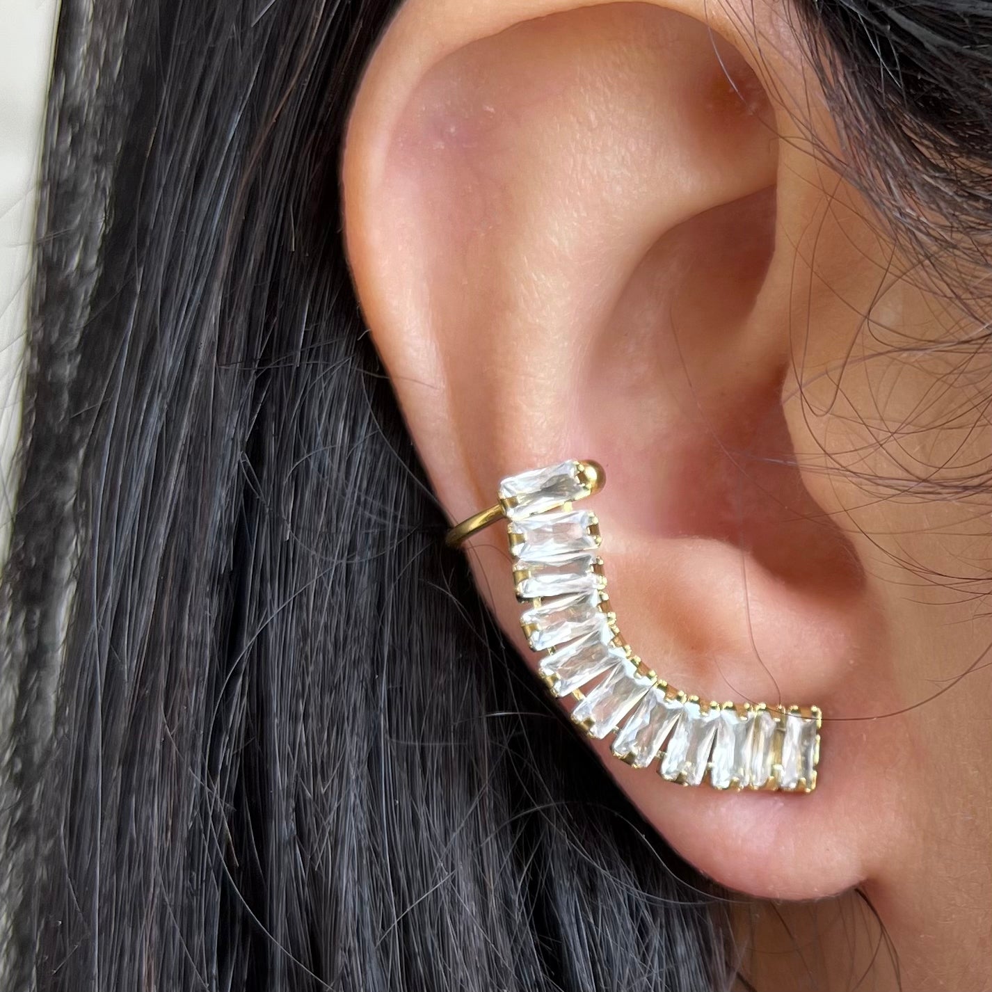 18KT Gold Plated Neily Earcuff Earrings