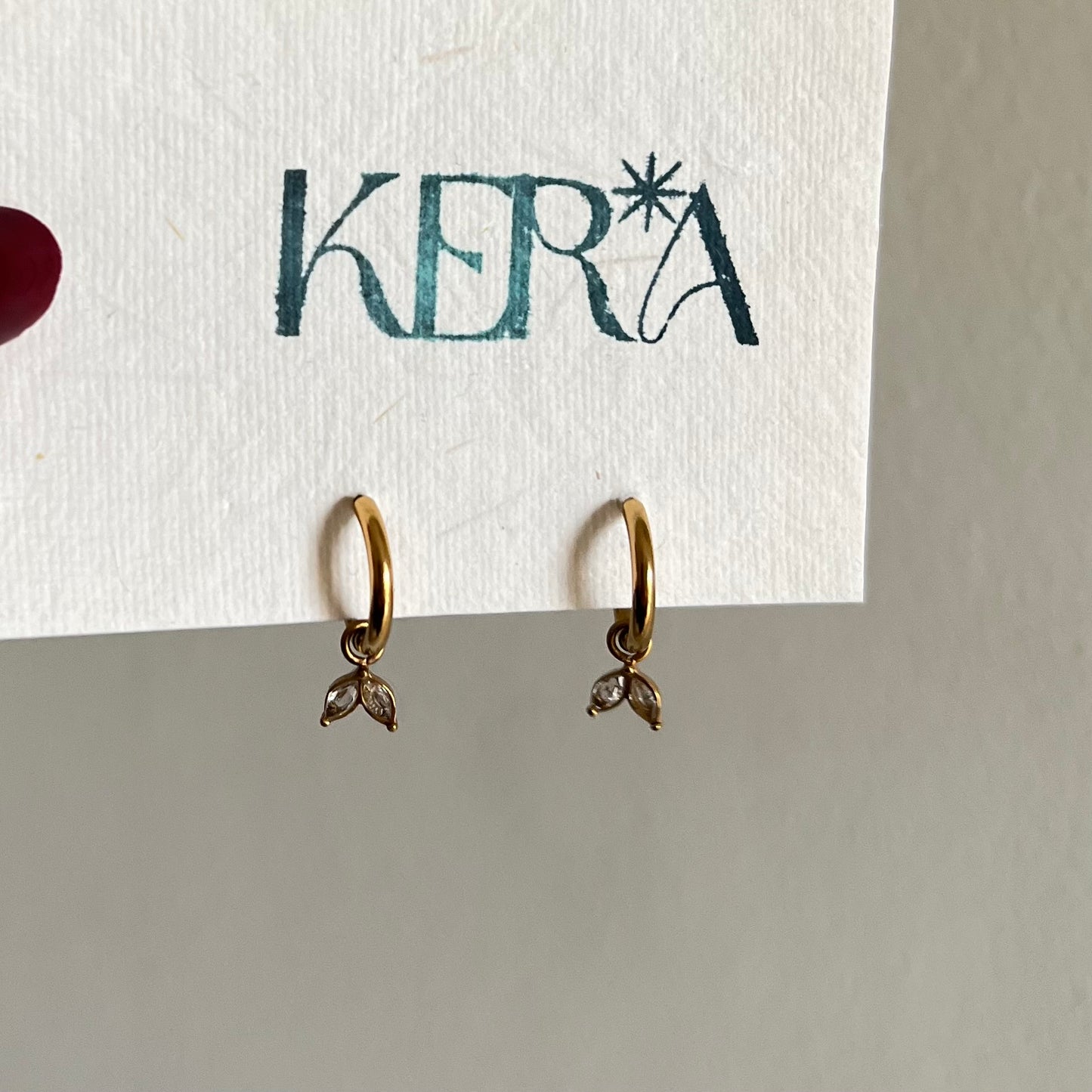 18KT Gold Plated Rachel Earrings