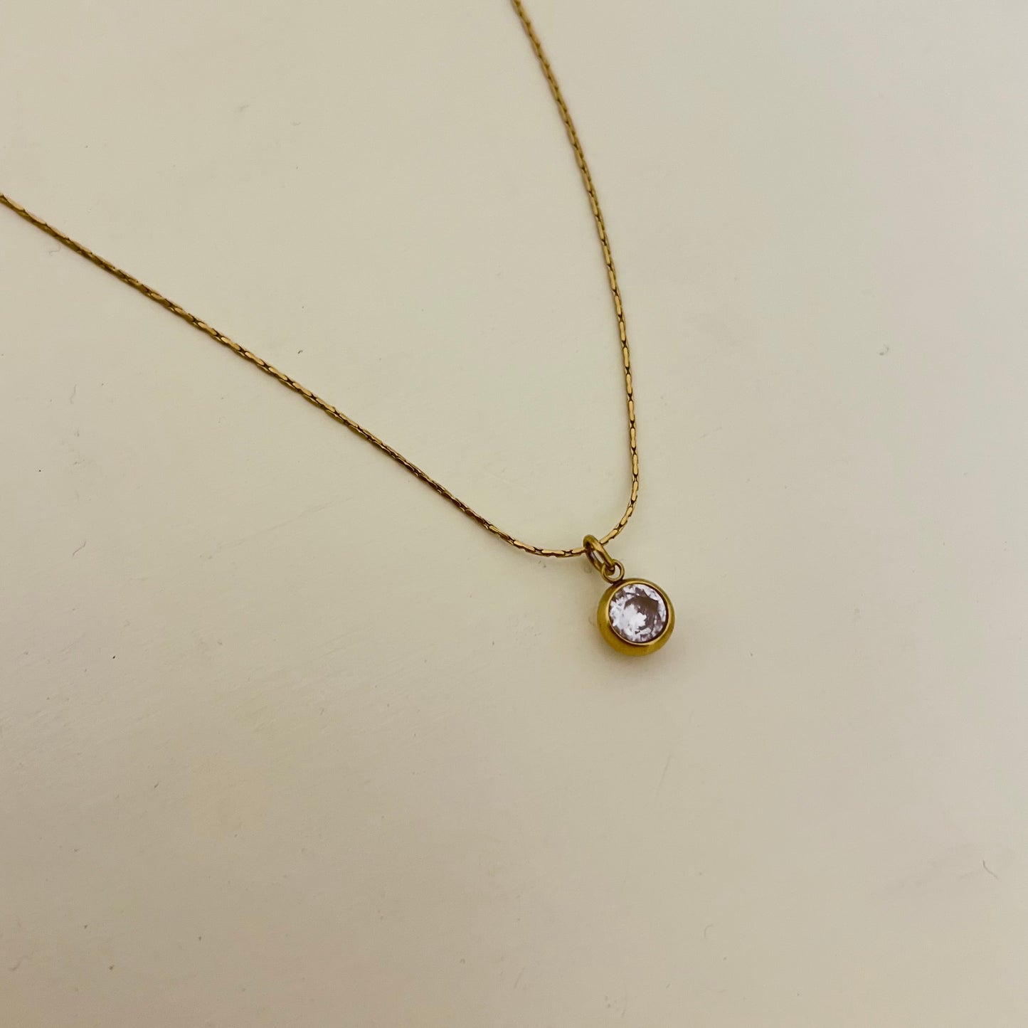 18KT Gold Plated Gemma Gem Necklace