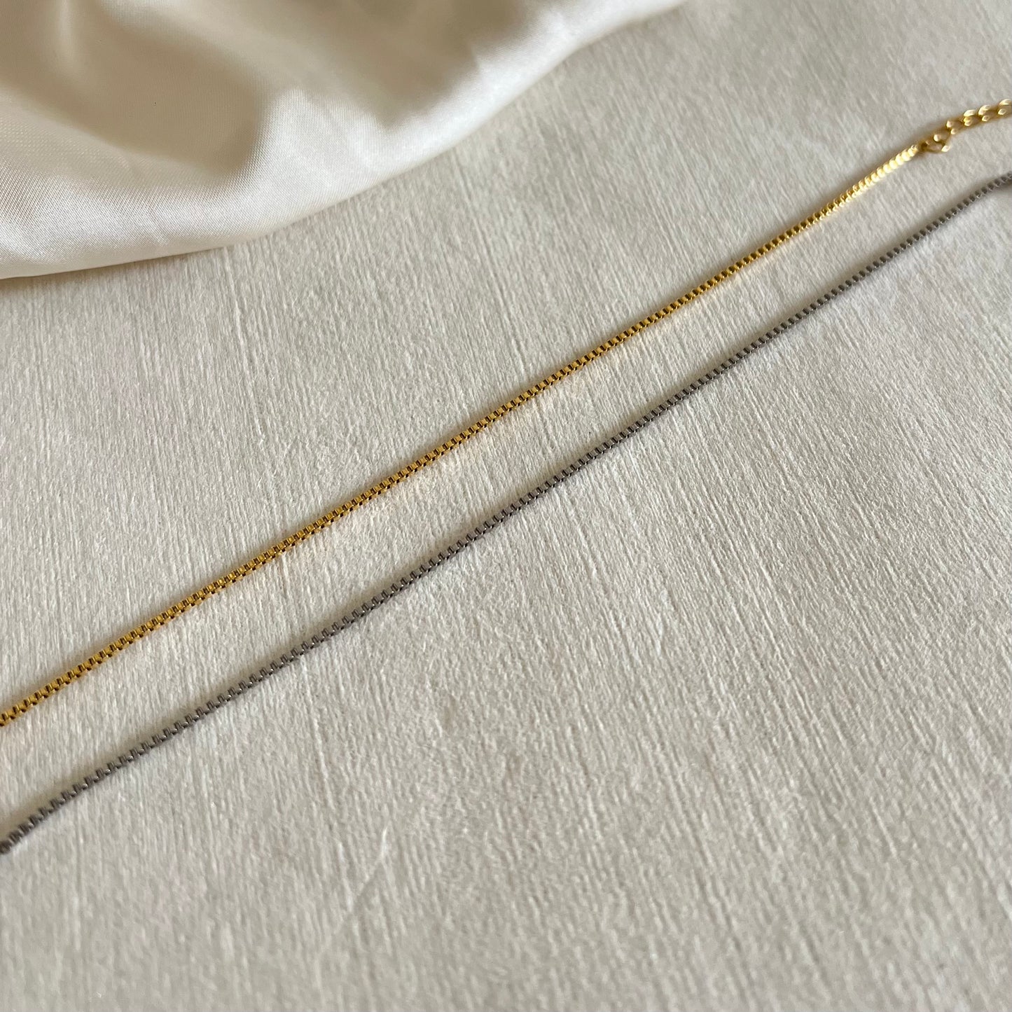 Couple Bracelet - Box Square Chain