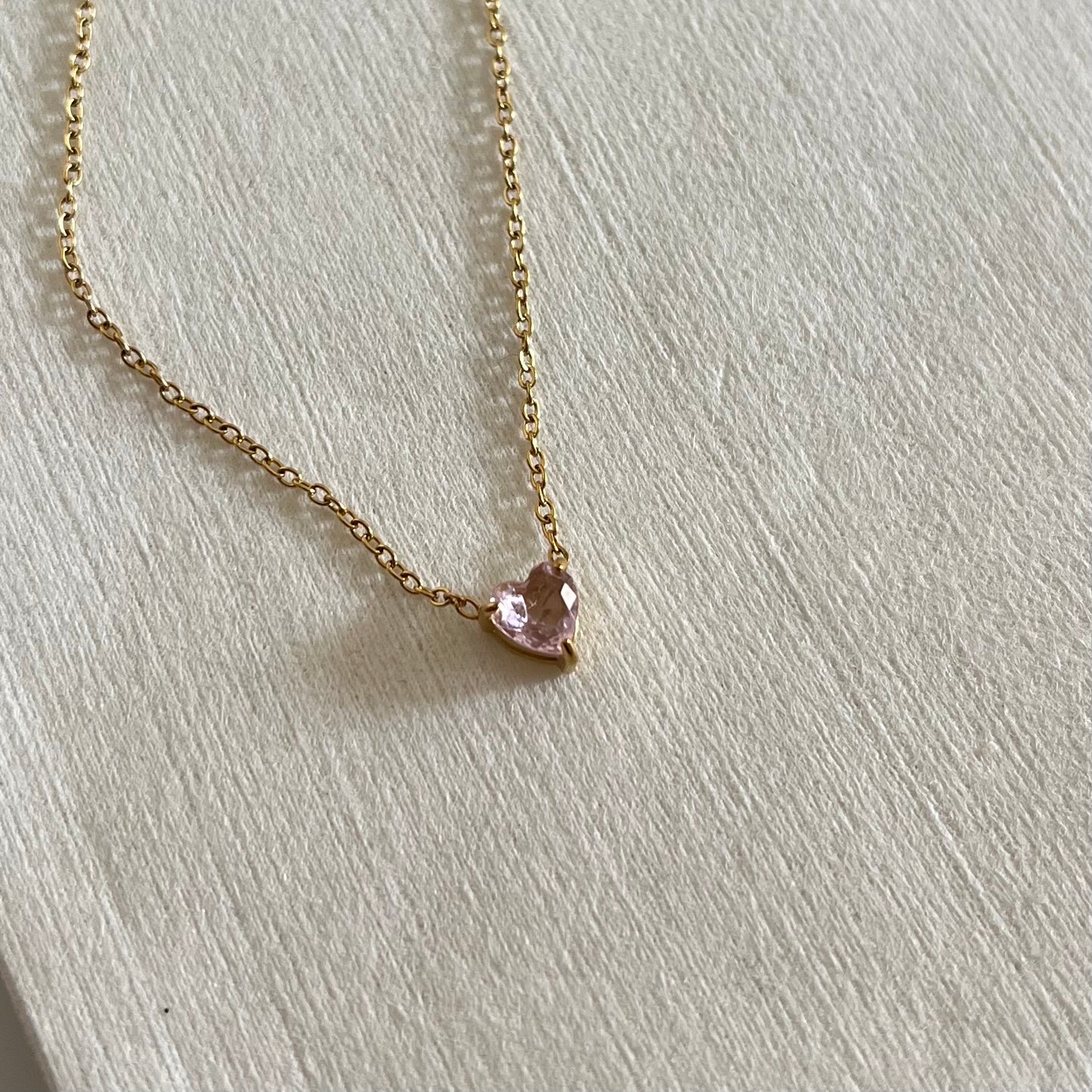 18KT Gold Plated Candy Heart Necklace