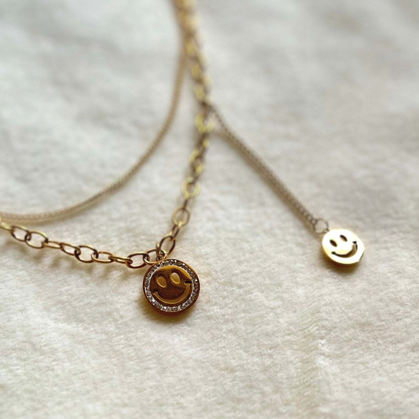 18KT Gold Plated Smile-zone Necklace