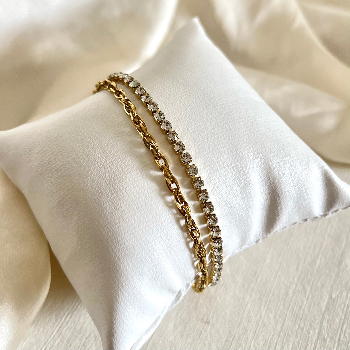 18KT Gold Plated Monica Bracelet