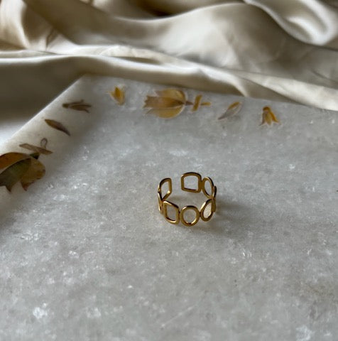 18kt Gold Plated Pooja Ring