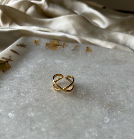 18KT Gold Plated Deep Ring