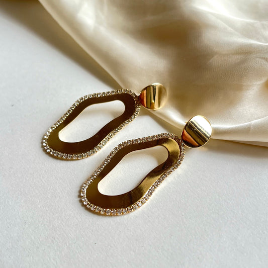 18KT Gold Plated Statement Earrings