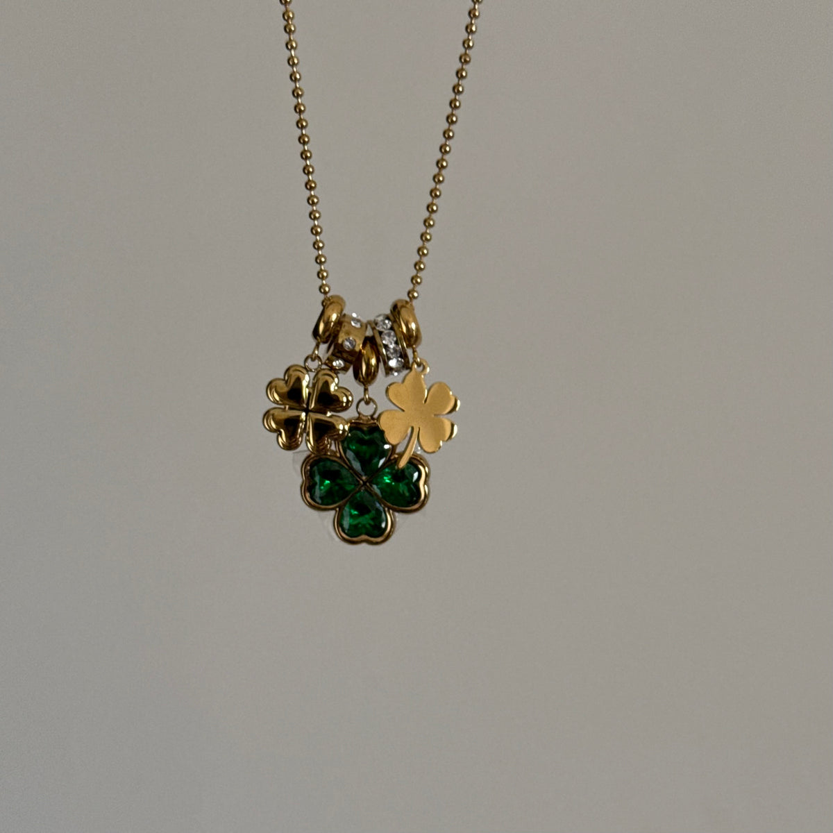 18KT Gold Plated Lucky Girl Necklace