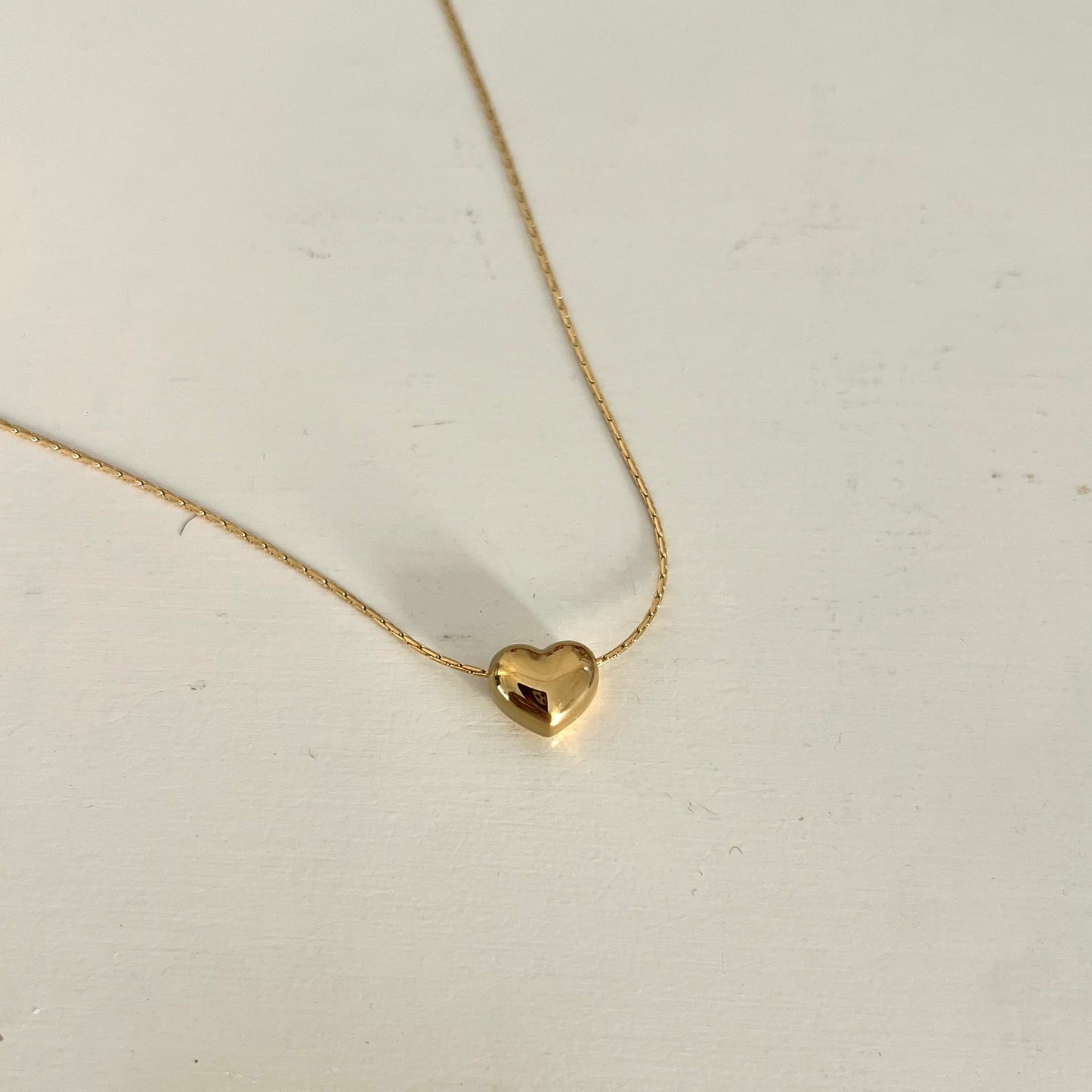 18KT Gold Plated Heart Necklace