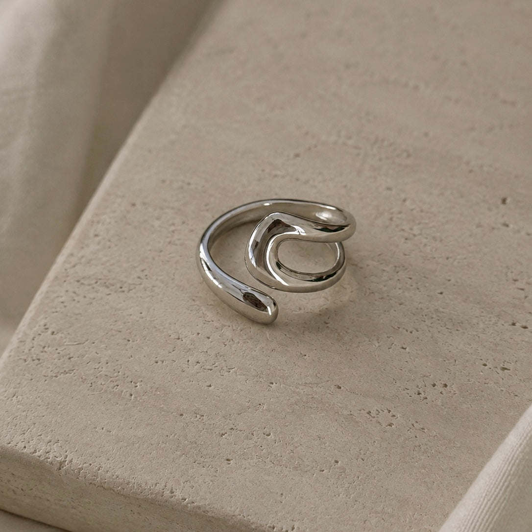 Silver Ridzy ring