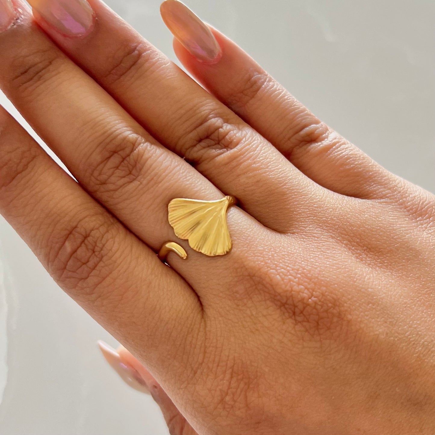 18KT Gold Plated Butterfly Wing Ring