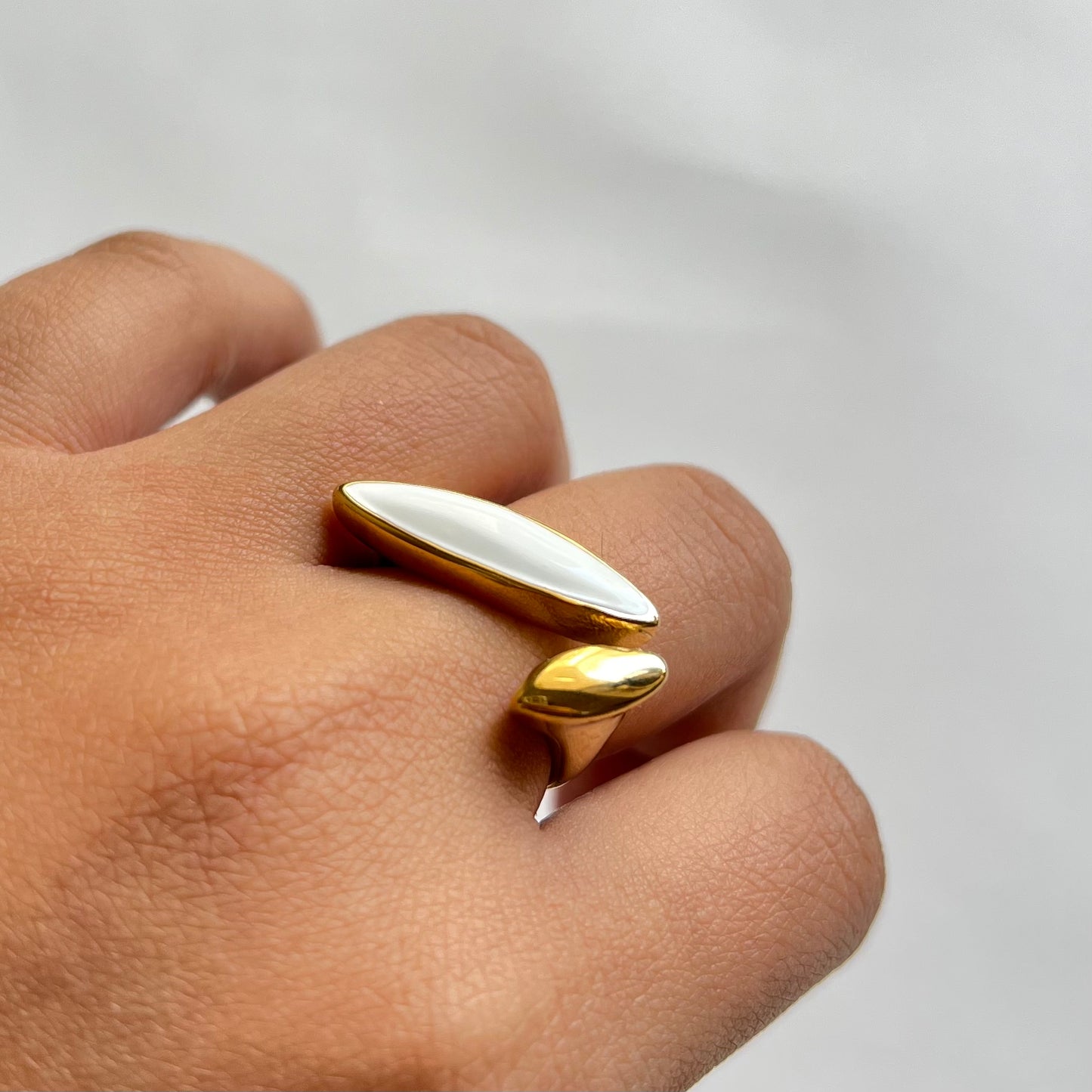 18KT Gold Plated Vinny Ring
