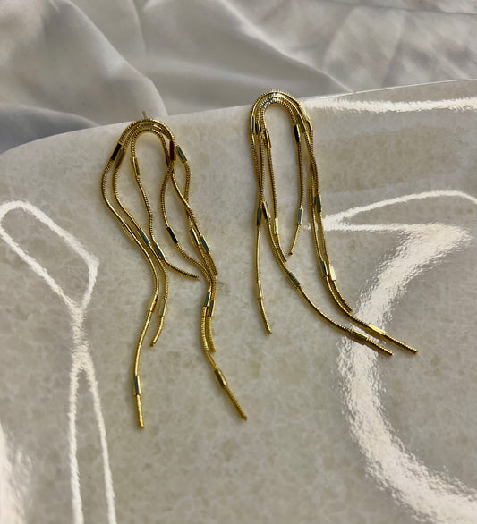 18KT Gold Plated Megha Earrings