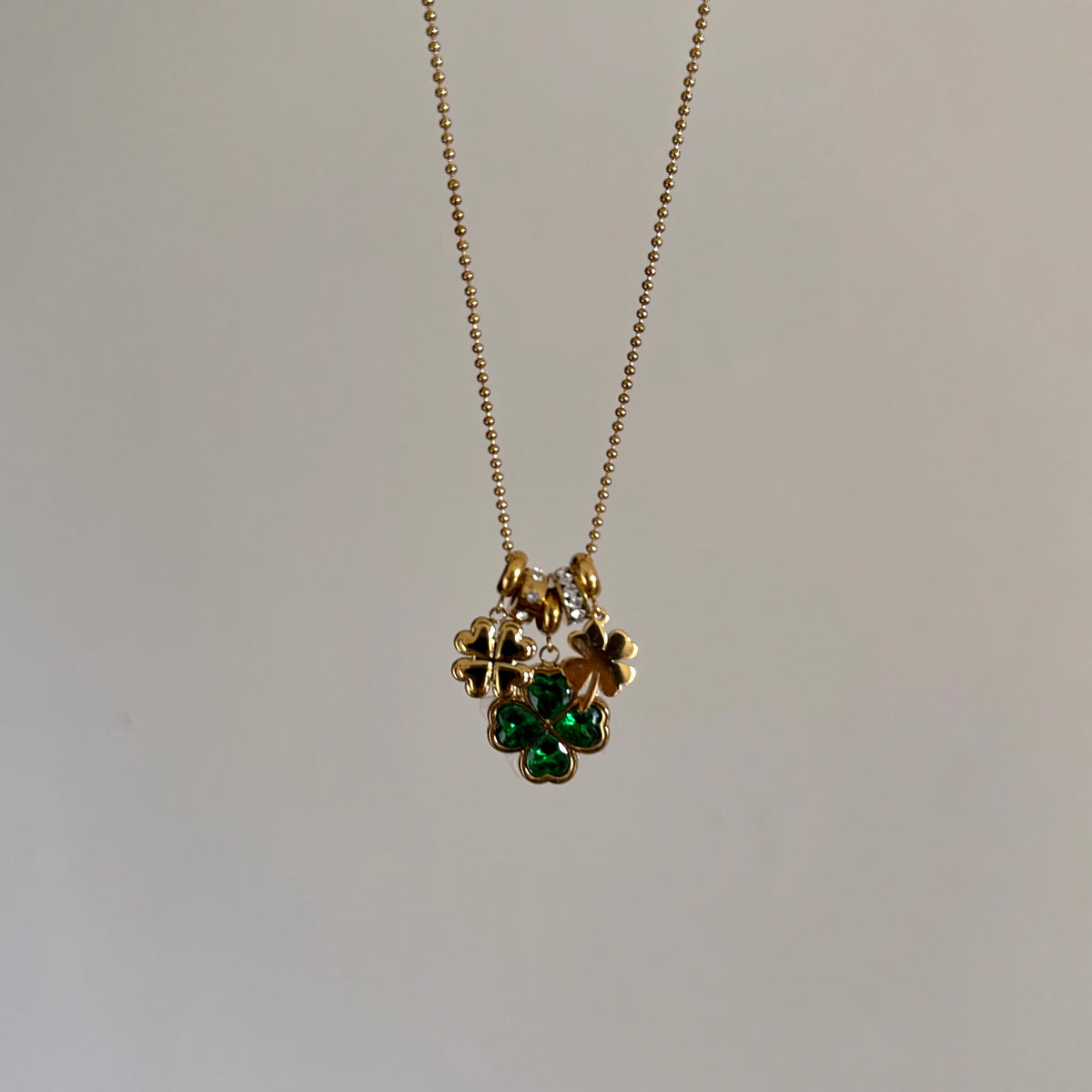 18KT Gold Plated Lucky Girl Necklace