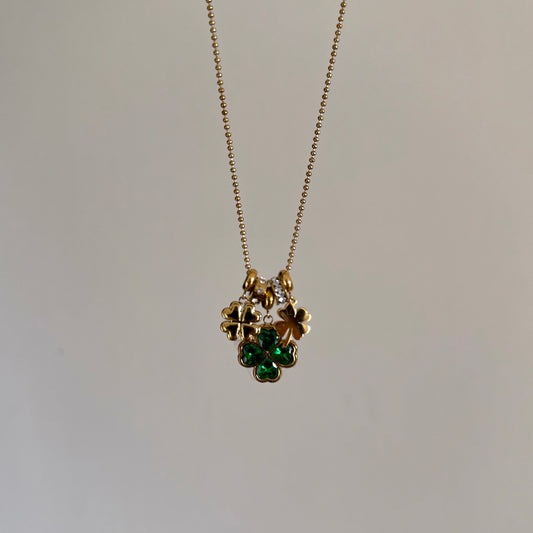 18KT Gold Plated Lucky Girl Necklace
