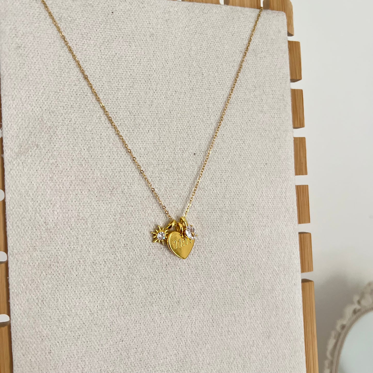 18KT Gold Plated Itsy Bitsy 11:11 necklace