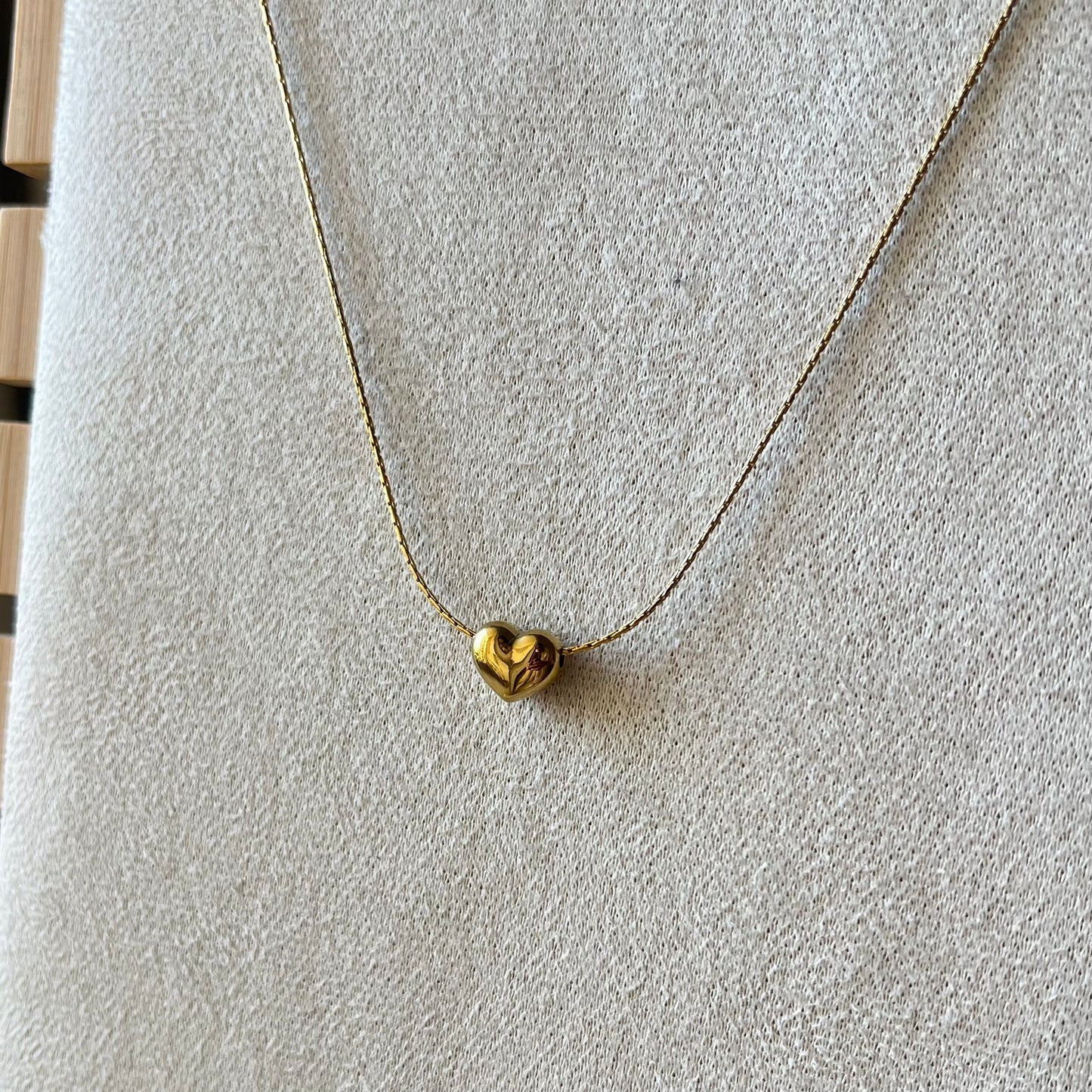 18KT Gold Plated Heart Necklace