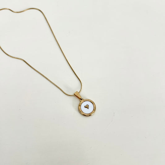 18KT Gold Plated ‘centre of my heart’ Necklace