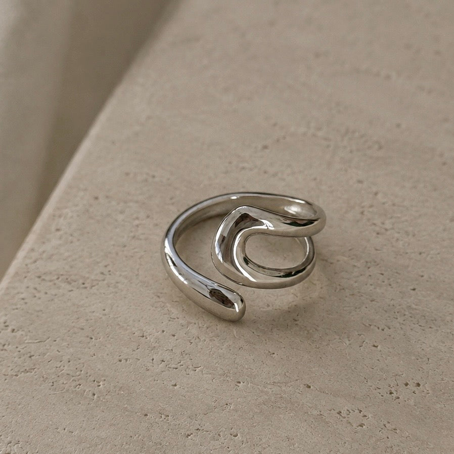 Silver Ridzy ring