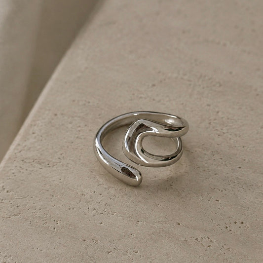 Silver Ridzy ring