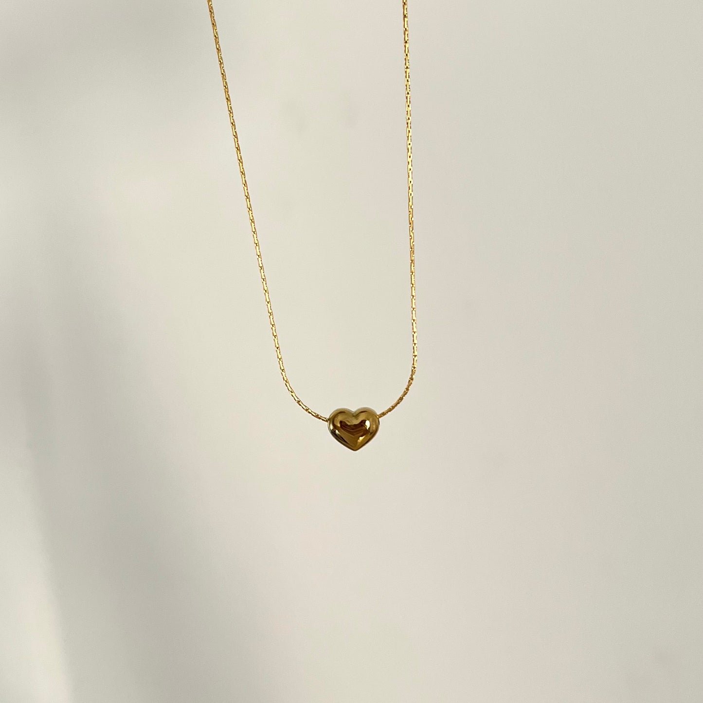 18KT Gold Plated Heart Necklace