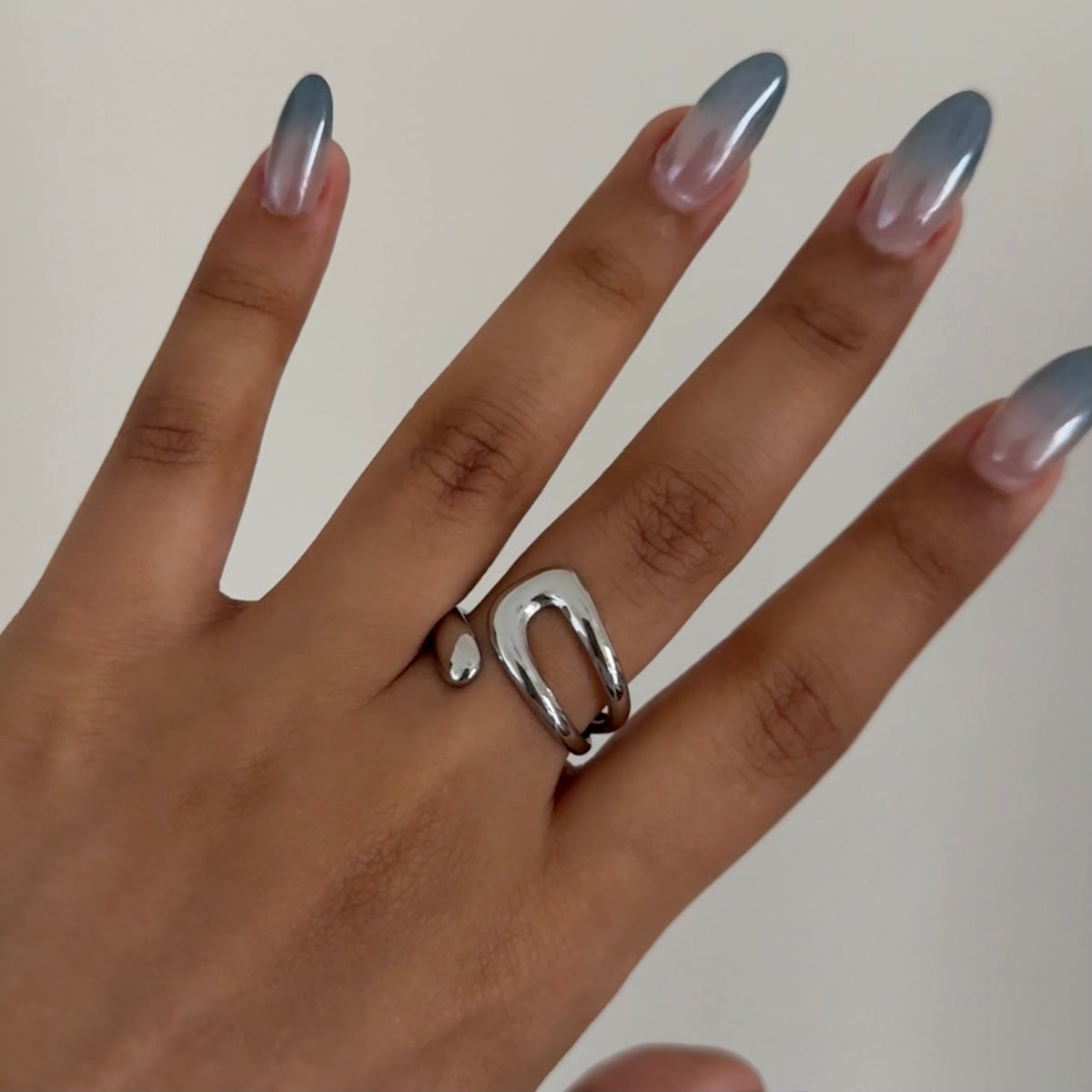 Silver Ridzy ring