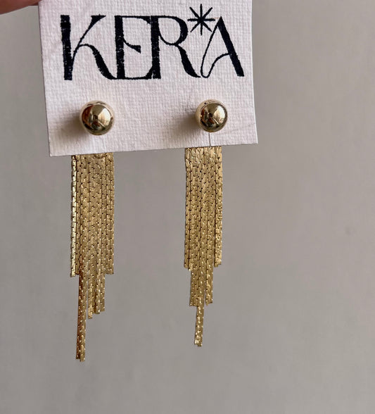 18KT Gold Plated Meena Earrings